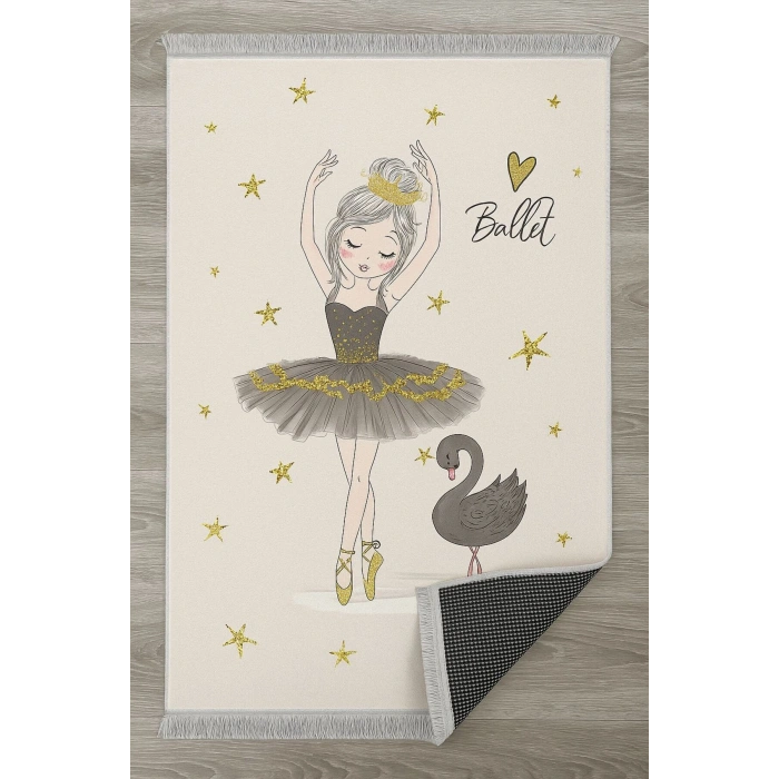 Sevimli Balerin ve Kuğucuk Çocuk Odası Halısı