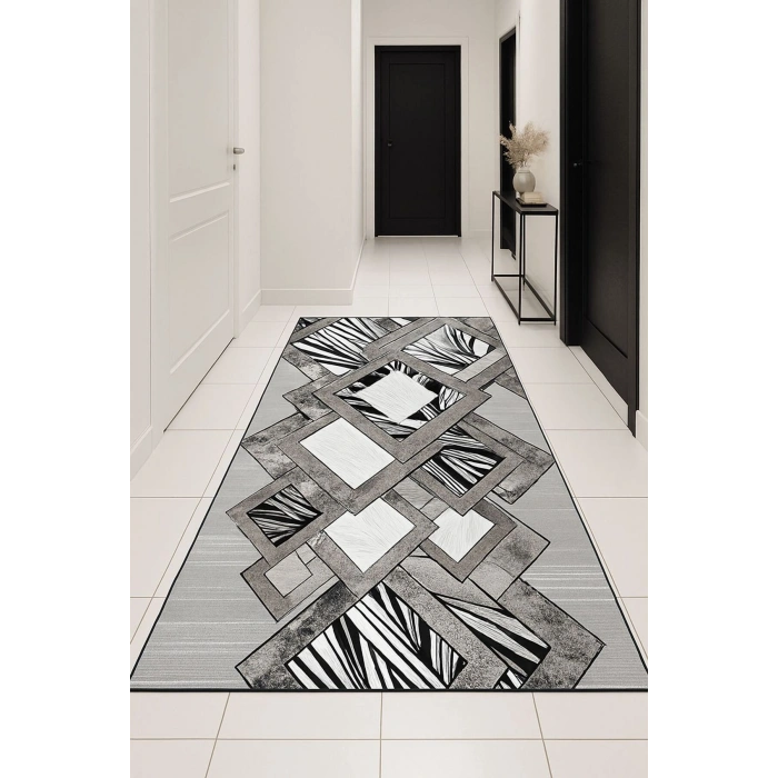 Geometrik Desen Modern Halı Dekoratif Kilim