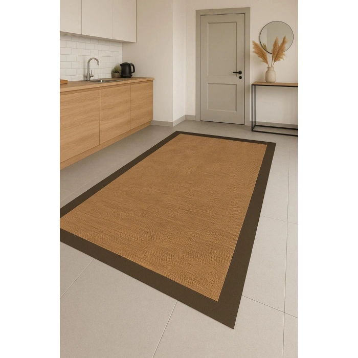 Sisal Görünümlü Yıkanabilir Dekoratif Kilim