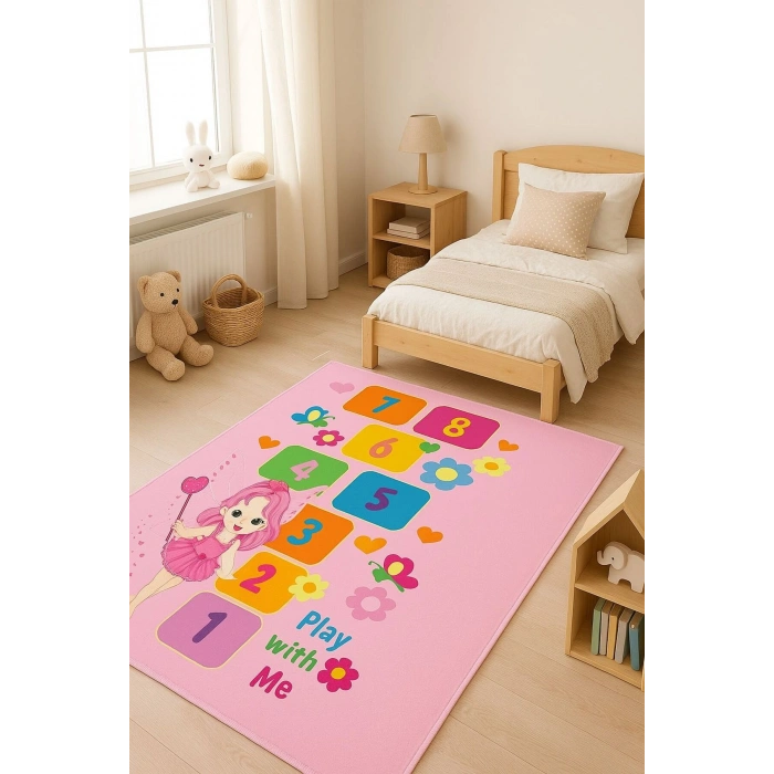 Seksek Çocuk Odası Oyun Halısı