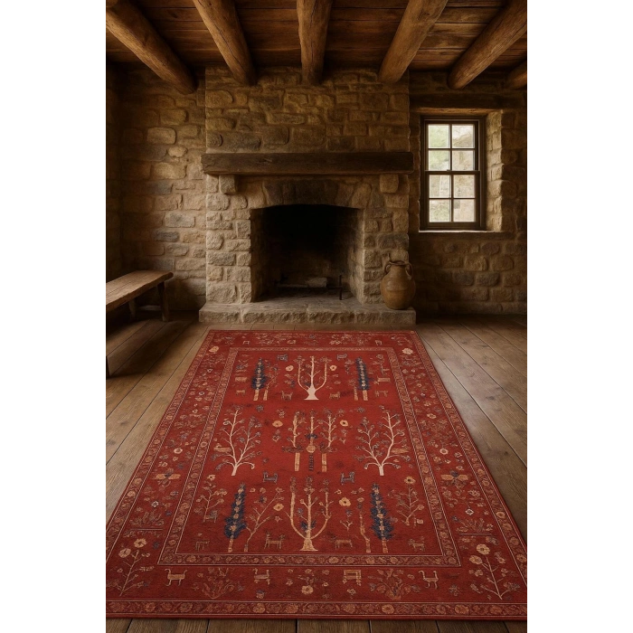 Otantik Desen Tasarım Modern Halı Dekoratif Kilim