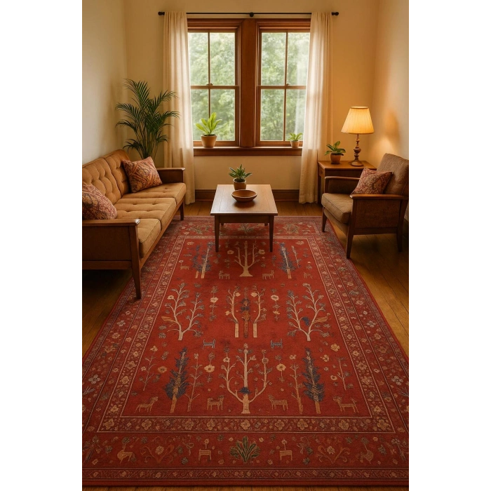 Otantik Desen Tasarım Modern Halı Dekoratif Kilim