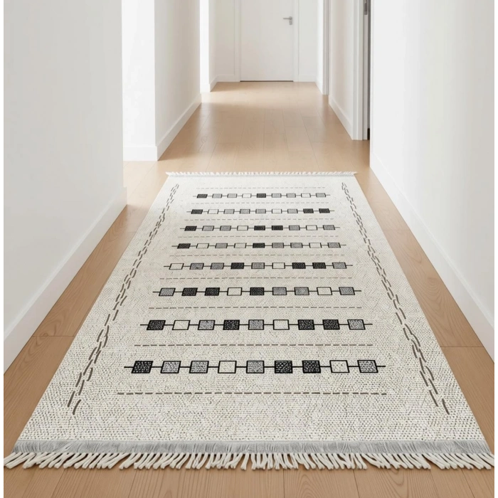 Küçük Kutular Modern Halı Dekoratif Kilim