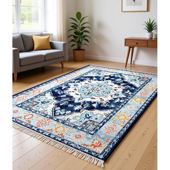 Vintage Desen Modern Halı Dekoratif Kilim