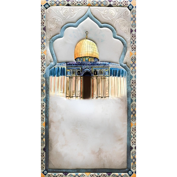 BLG Home Bambu Namaz Seccadesi 80x130 cm - Kaliteli Yumuşak Kaymaz Tabanlı