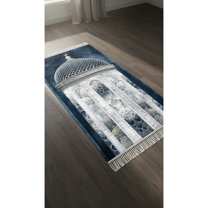 BLG Home Bambu Namaz Seccadesi 80x130 cm - Kaliteli Yumuşak Kaymaz Tabanlı