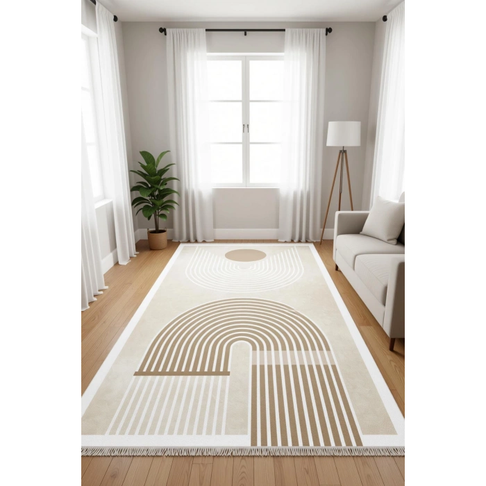 Blghome Bohem Tarz Geometrik Desen Dekoratif Halı