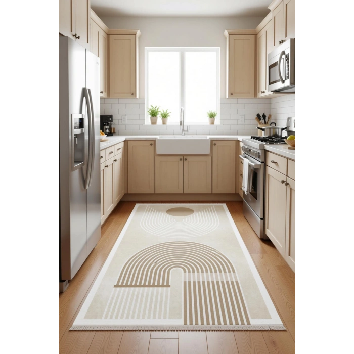 Blghome Bohem Tarz Geometrik Desen Dekoratif Halı