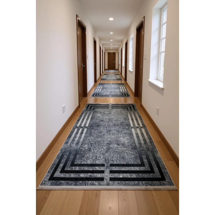 Blghome Dokuma Tabanlı Dijital Baskı Halı BLG3803