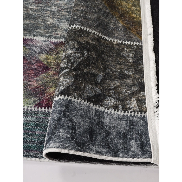 Blghome Dokuma Tabanlı Dijital Baskı Halı BLG3804