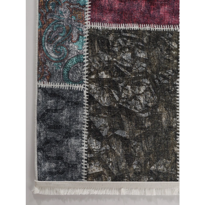 Blghome Dokuma Tabanlı Dijital Baskı Halı BLG3804