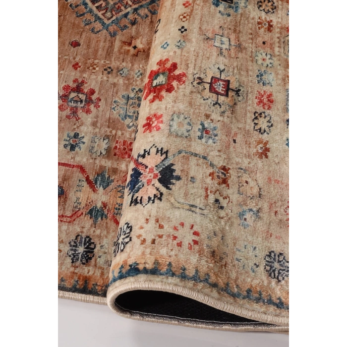 Blghome Dokuma Tabanlı Dijital Baskı Halı BLG3805