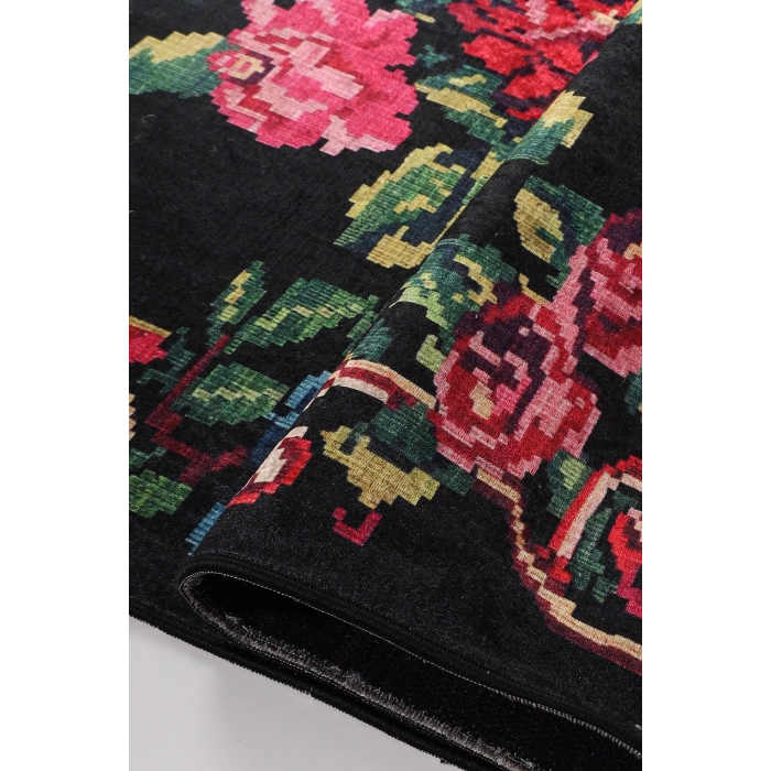 Blghome Dokuma Tabanlı Dijital Baskı Halı BLG3807