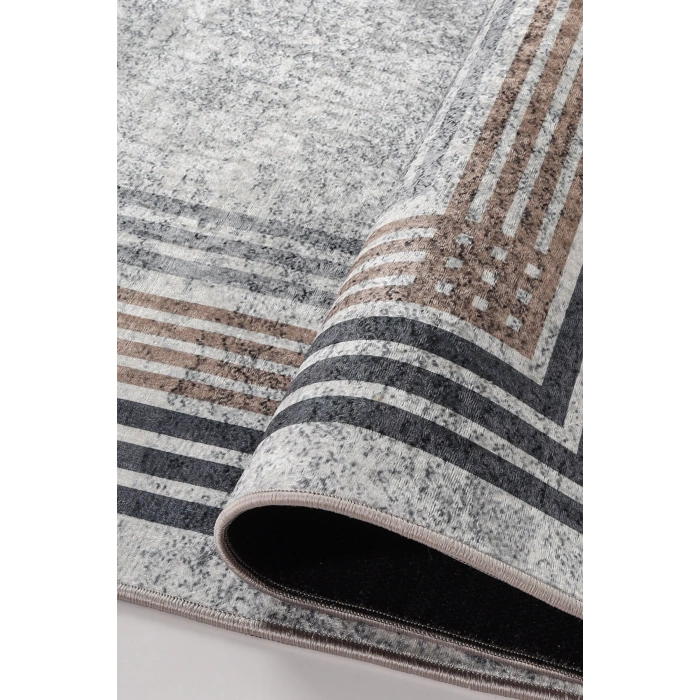 Blghome Dokuma Tabanlı Dijital Baskı Halı BLG3809