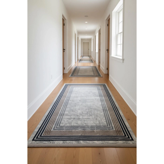 Blghome Dokuma Tabanlı Dijital Baskı Halı BLG3809