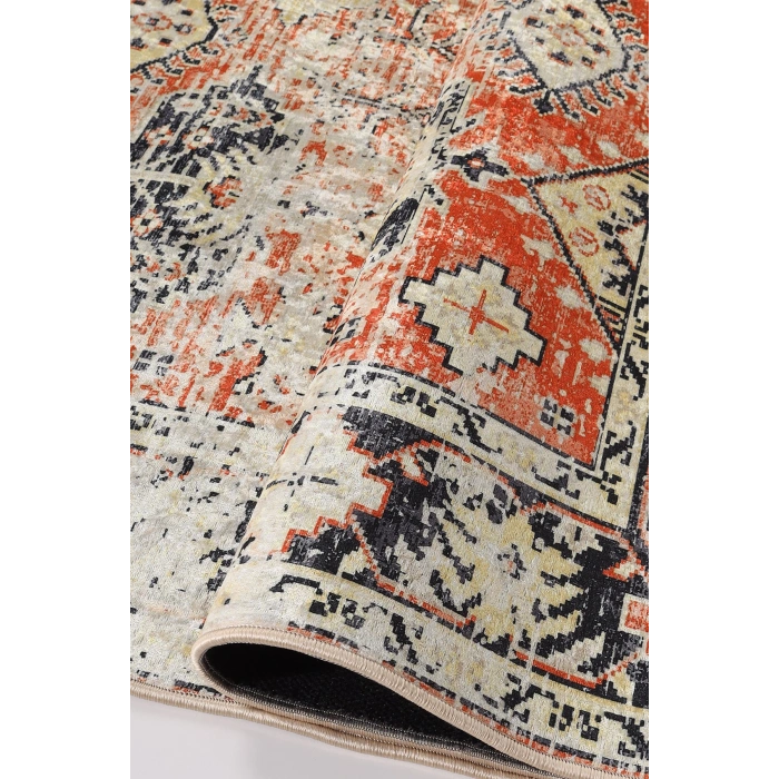 Blghome Dokuma Tabanlı Dijital Baskı Halı BLG3812