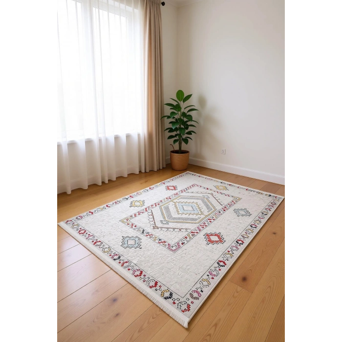 Blghome Dokuma Tabanlı Dijital Baskı Halı BLG3813