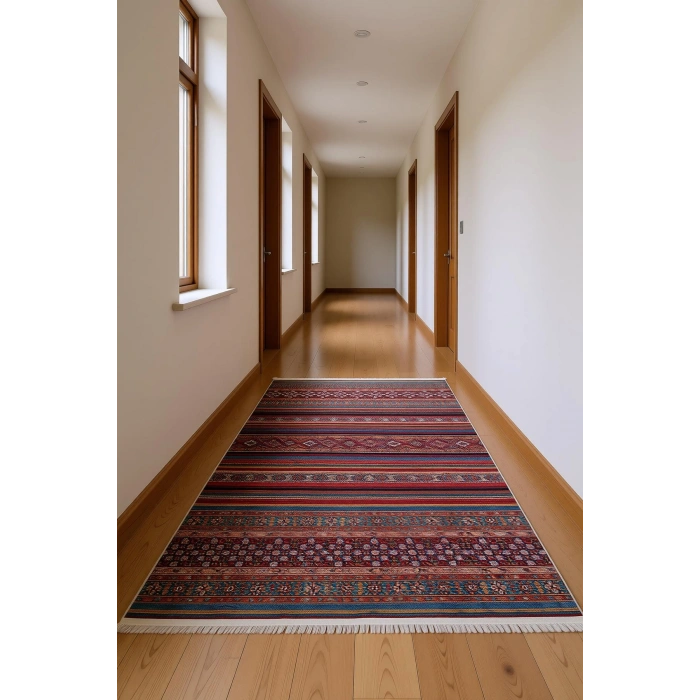 Blghome Dokuma Tabanlı Dijital Baskı Halı BLG3815