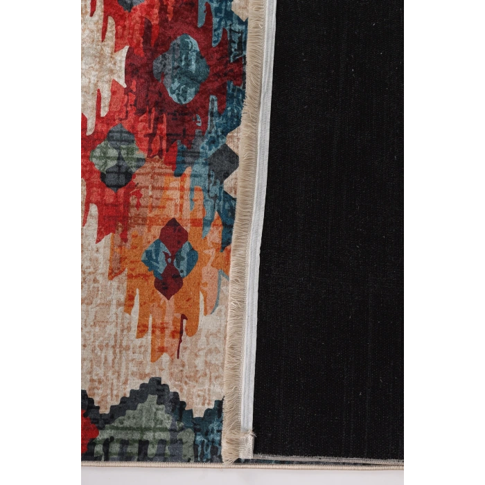 Blghome Dokuma Tabanlı Dijital Baskı Halı BLG3816