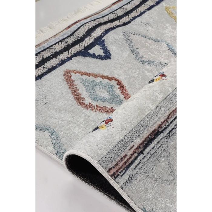 Blghome Dokuma Tabanlı Dijital Baskı Halı BLG3819
