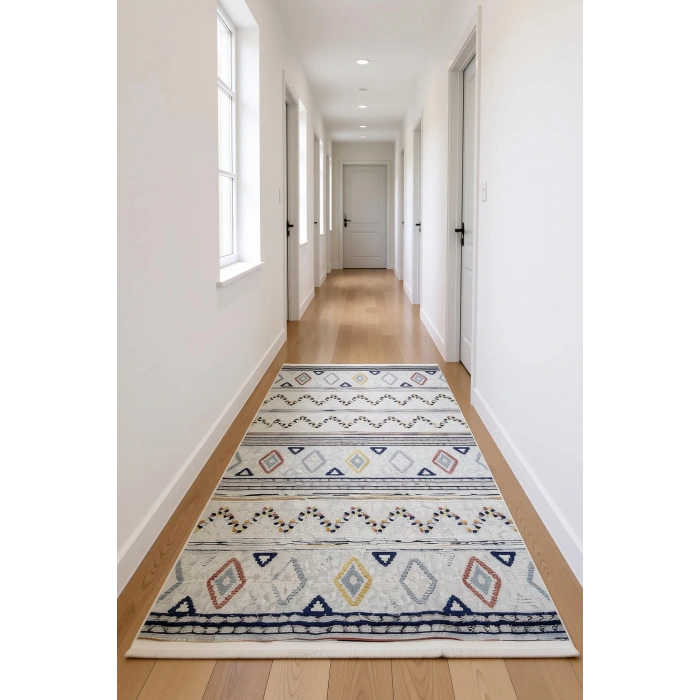 Blghome Dokuma Tabanlı Dijital Baskı Halı BLG3819