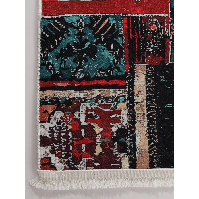 Blghome Dokuma Tabanlı Dijital Baskı Halı BLG3820