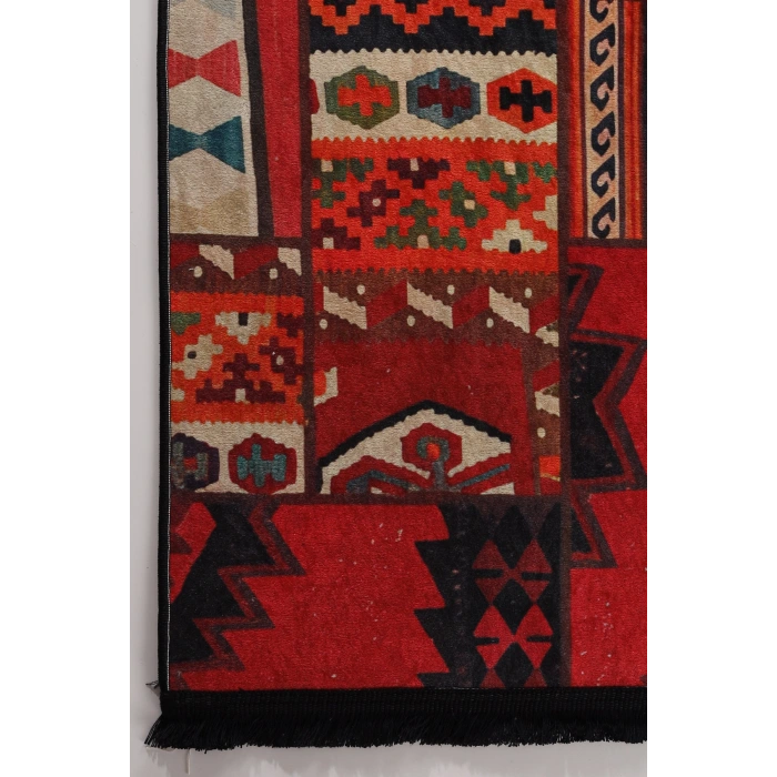 Blghome Dokuma Tabanlı Dijital Baskı Halı BLG3821