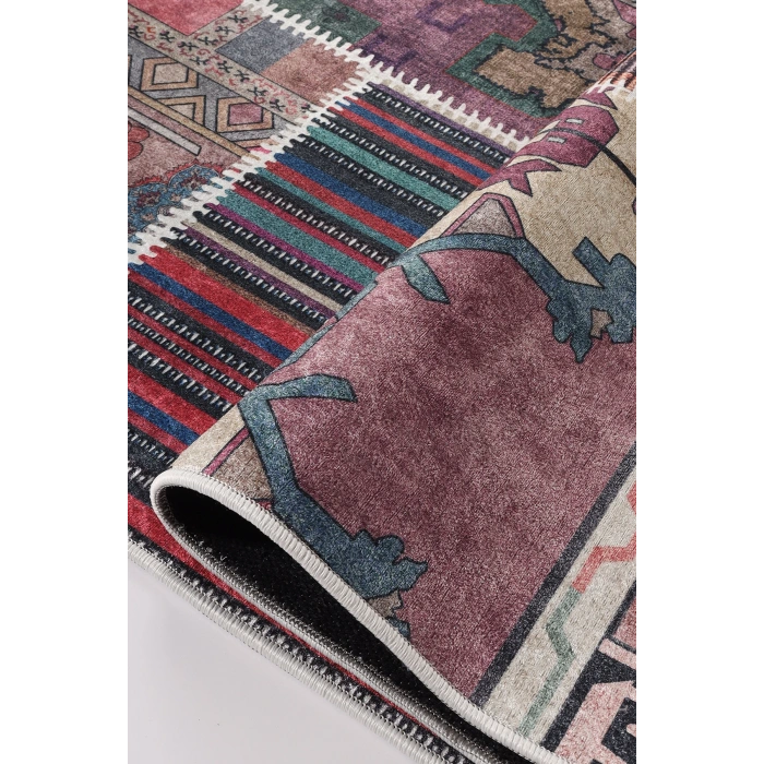 Blghome Dokuma Tabanlı Dijital Baskı Halı BLG3822