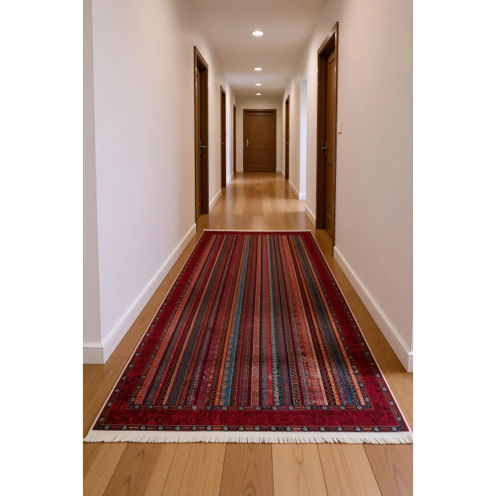 Blghome Dokuma Tabanlı Dijital Baskı Halı BLG3823