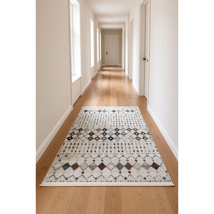 Blghome Dokuma Tabanlı Dijital Baskı Halı BLG3824