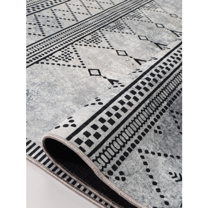 Blghome Dokuma Tabanlı Dijital Baskı Halı BLG3826