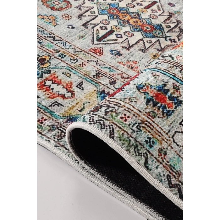 Blghome Dokuma Tabanlı Dijital Baskı Halı BLG3828