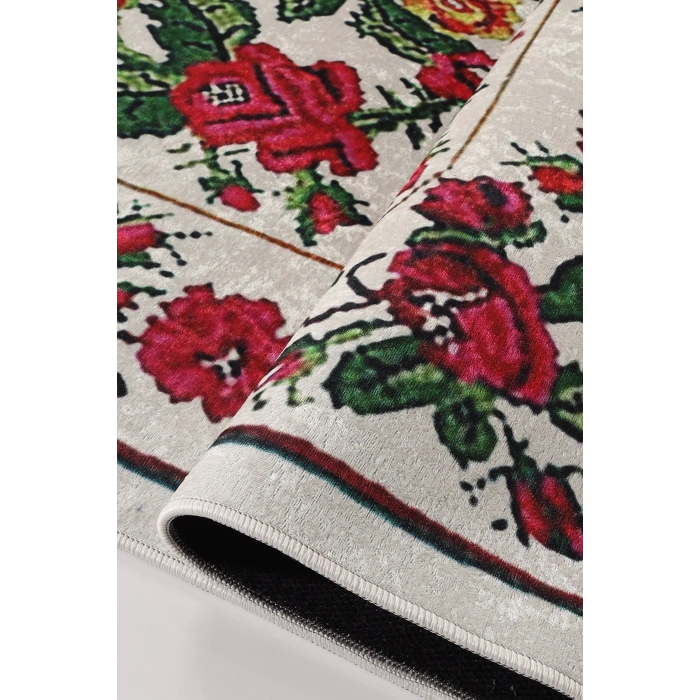 Blghome Dokuma Tabanlı Dijital Baskı Halı BLG3831