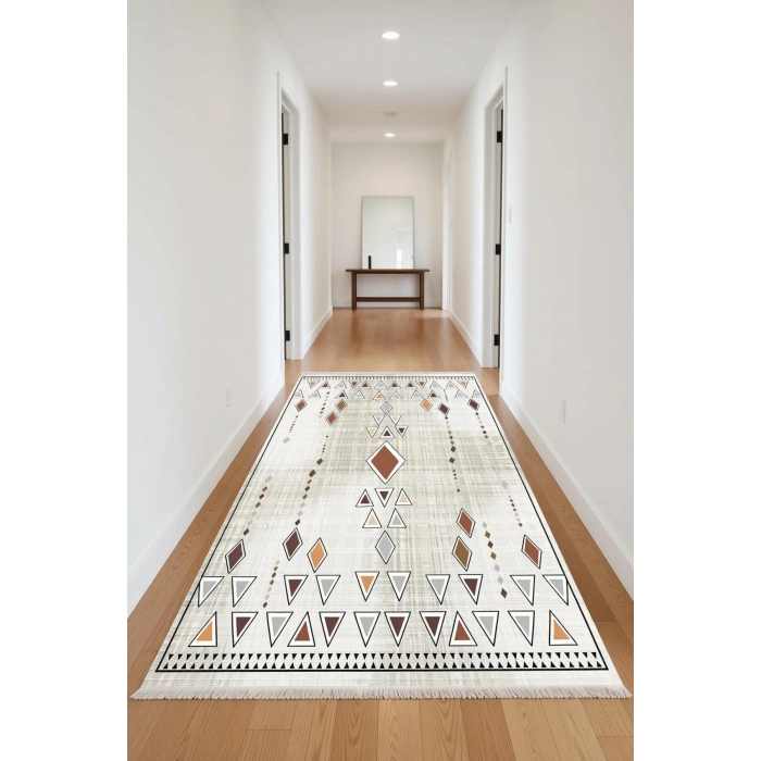 Blghome Retro Tarz Etnik Desen Dekoratif Halı