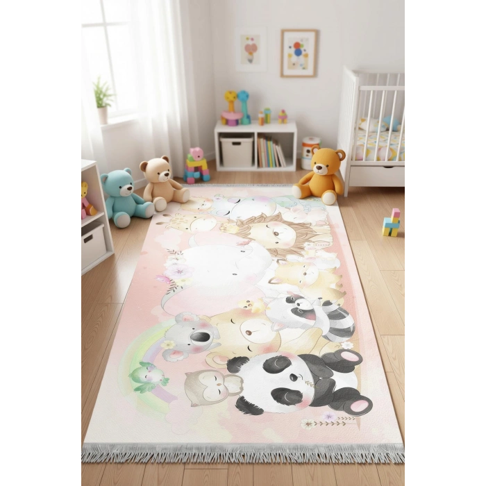 Blghome Sevimli Dostlar Çocuk Odası Halısı