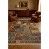 Renkli Patcwork Desen Modern Halı Dekoratif Kilim