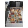 Renkli Patcwork Desen Modern Halı Dekoratif Kilim