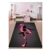 Yansıma Işık Görünümlü Flamingo Özel Tasarım Modern Halı Dekoratif Kilim