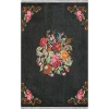Çiçek Motifli Modern Halı Dekoratif Kilim