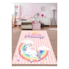 Gökkuşağı Unicorn Çocuk Odası Halısı