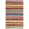 Renkli Çizgiler Modern Halı Dekoratif Kilim