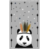 Sevimli Panda Çocuk Odası Halısı