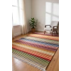 Renkli Çizgiler Modern Halı Dekoratif Kilim