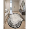 BLG Home Amorf Dijital Baskı Dekoratif Halı 8001