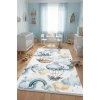 Blghome Bulut ve Uçan Balon Çocuk Odası Halısı