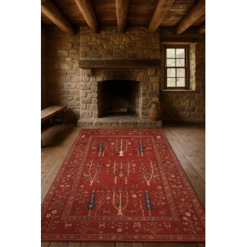 Otantik Desen Tasarım Modern Halı Dekoratif Kilim
