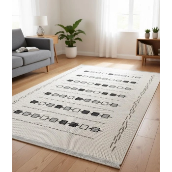 Küçük Kutular Modern Halı Dekoratif Kilim