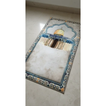 BLG Home Bambu Namaz Seccadesi 80x130 cm - Kaliteli Yumuşak Kaymaz Tabanlı