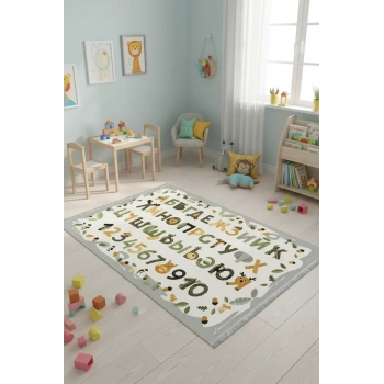 Blghome Alfabe Eğitici Çocuk Odası Halısı