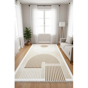 Blghome Bohem Tarz Geometrik Desen Dekoratif Halı